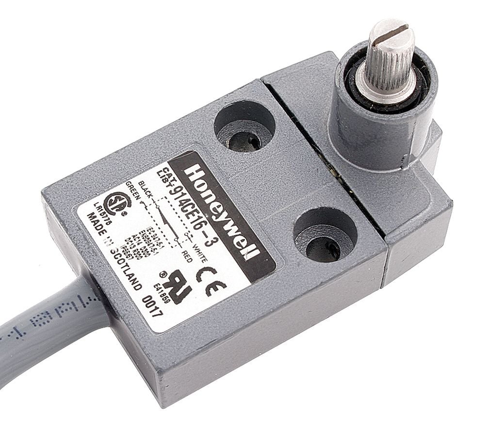 Honeywell 914Ce16-3 Micro Limit Switch Side Rotary Actuator - Compact Precision Switch for Industrial Automation & Machinery Control | Perfect for CNC Machines, Robotics & Safety Systems