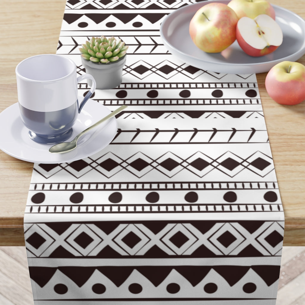 Elegant Sand Sky Print Table Runner - Decorative Dining Table Cover for Home, Wedding, and Party Decor - Perfect for Farmhouse, Rustic, and Boho Style Settings
