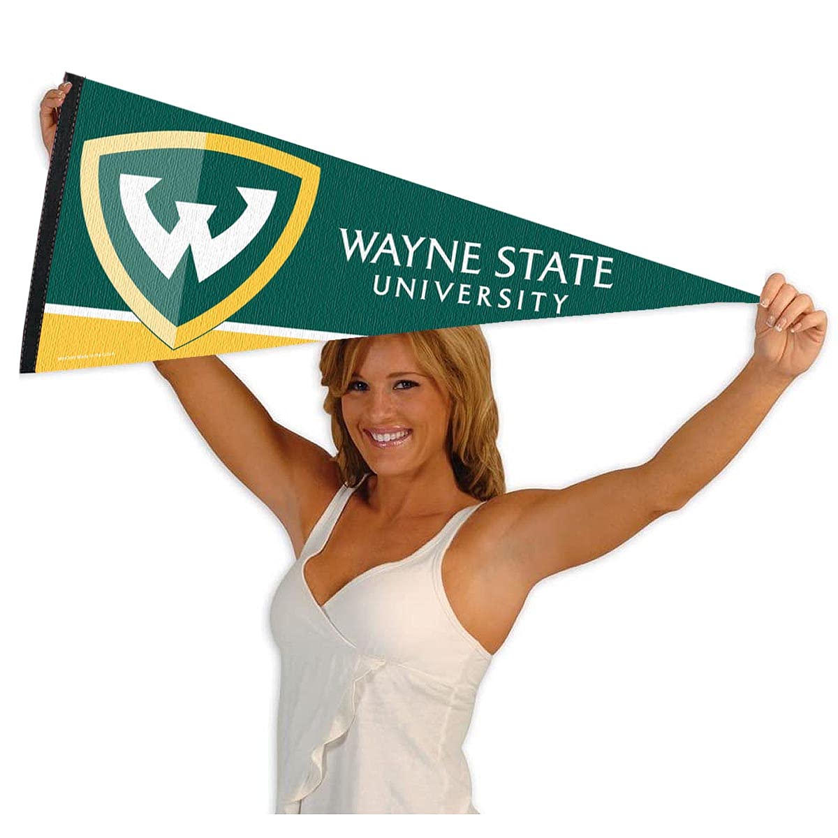 WSU Warriors Felt Pennant - College Room Decor & Fan Gifts