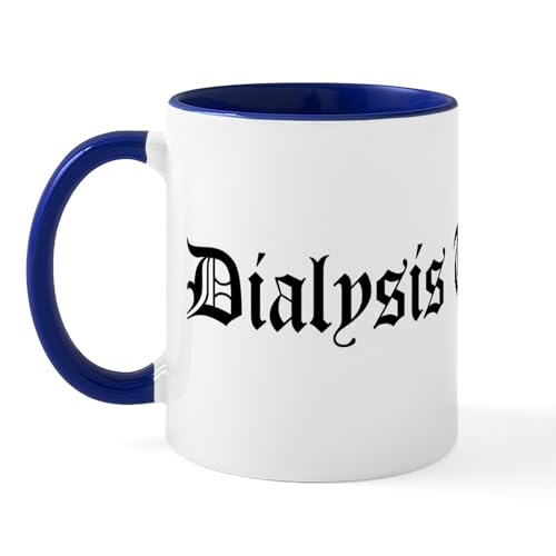 White/Navy Inside - Dialysis Technician Mug
