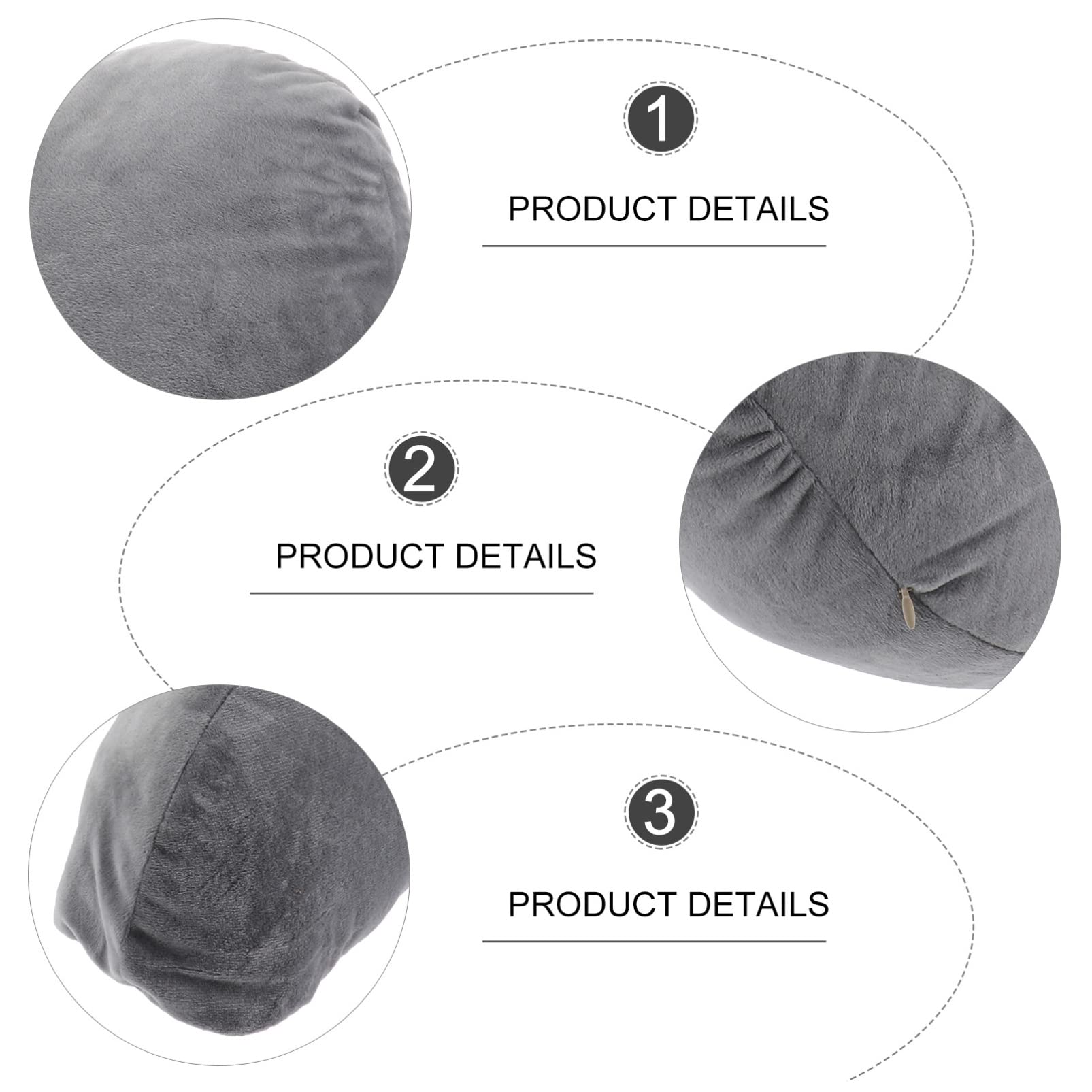 Plush Reading Pillow with Support Arms - Backrest Cushion for Adults, Bed Rest Pillow for Sitting Up in Bed, Lumbar Support for Reading, Watching TV & Relaxing - Perfect for Home, Office & Travel Use