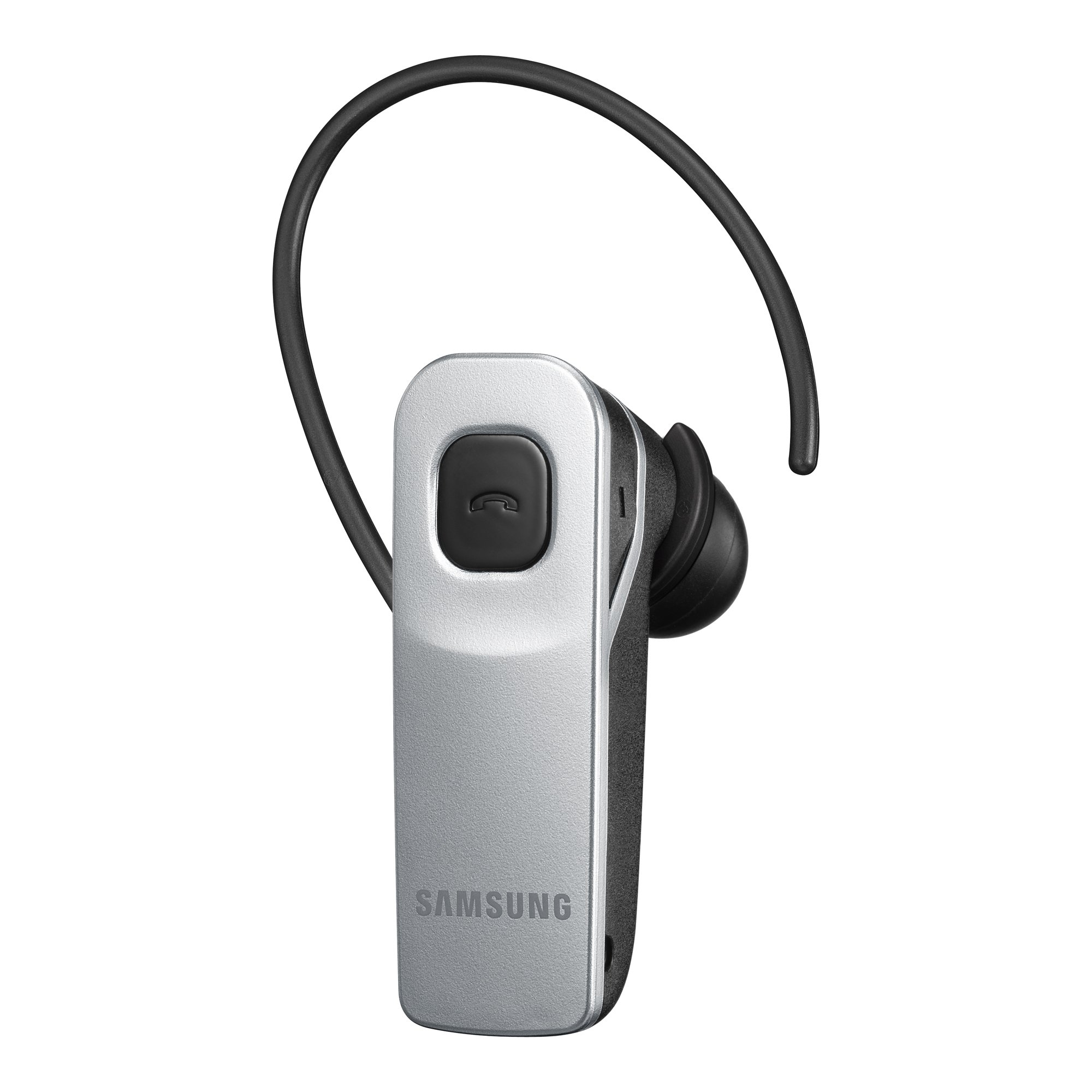 Samsung WEP 301 Wireless Bluetooth Headset - Stereo Earphones with Noise Cancellation, Built-in Mic for Calls, Comfortable Over-Ear Design (Silver) - Perfect for Office, Commuting & Online Meetings