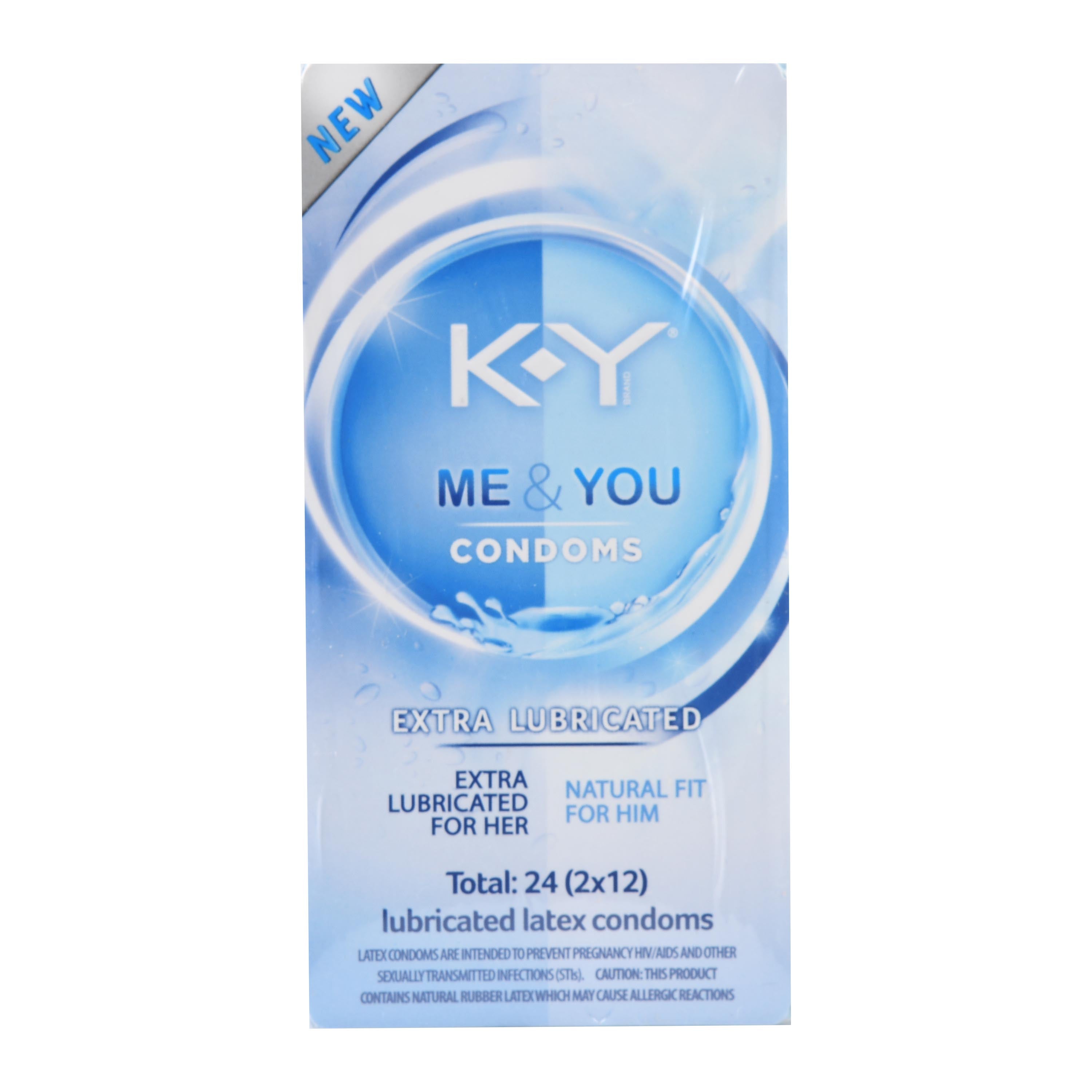 KY Extra Lubricated Condoms - Ultra Thin & Smooth for Maximum Pleasure | 36 Count | Latex Safe Protection for Couples & Sensitive Skin | Perfect for Date Night & Romantic Getaways