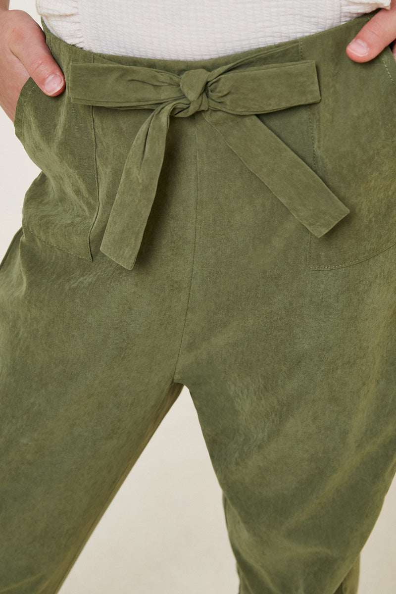Stylish Belted Joggers for Men & Women - Comfortable High Waisted Sweatpants with Adjustable Drawstring | Perfect for Yoga, Gym, Lounge & Casual Wear