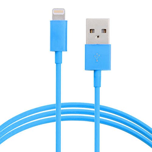 Premium Lightning Cable - Fast Charging & Sync for iPhone, iPad (Blue) | Durable & Tangle-Free for Home, Office, Travel