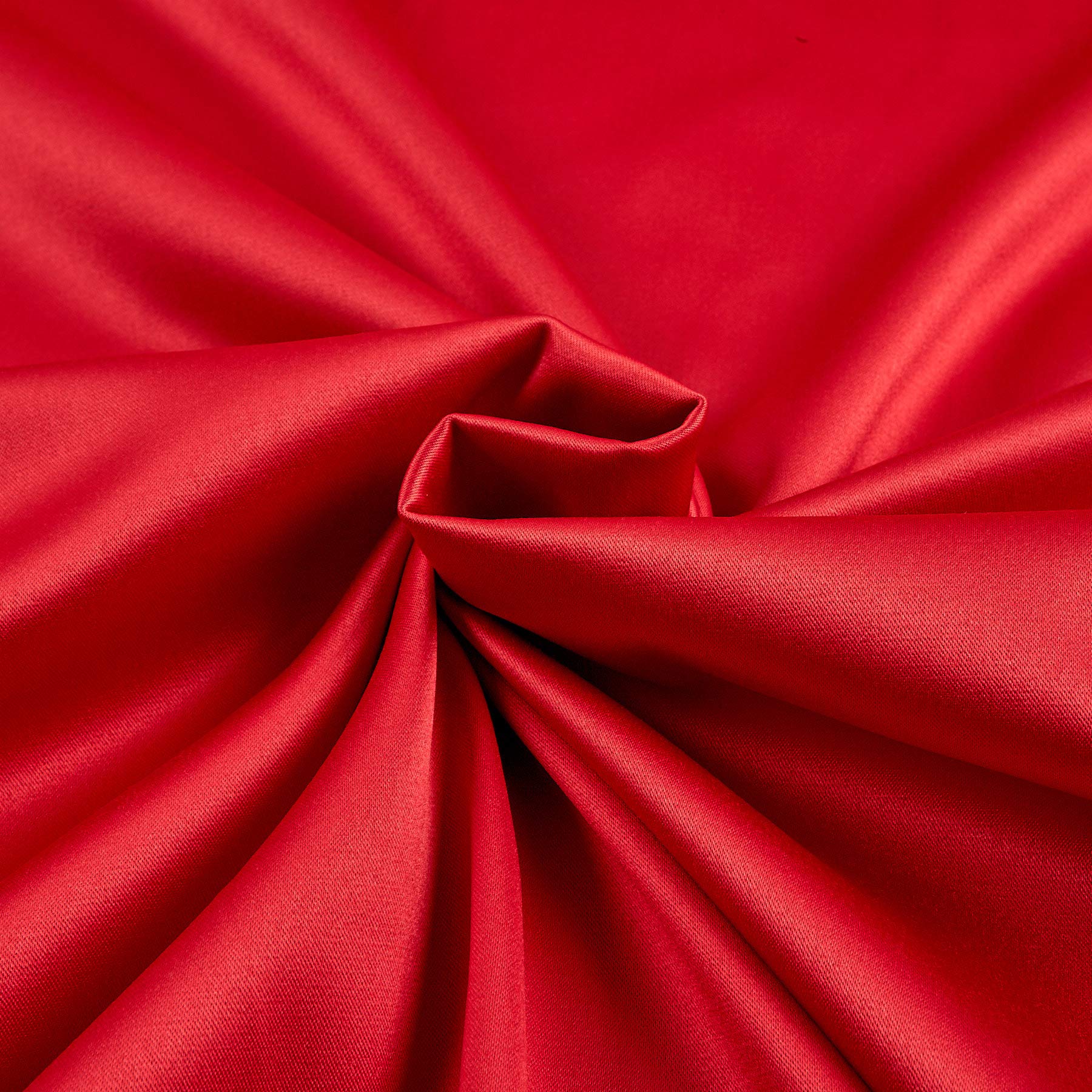 Stretch L'Amour Satin Red Fabric by the Yard - Premium Stretchy Satin Material for Dresses, Lingerie & DIY Sewing Projects | Perfect for Evening Gowns, Bridal Wear & Home Decor