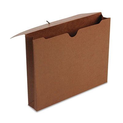 Smead 2-Inch Expanding File Folder with Elastic Closure - Letter Size, Red Rope Design (SMD77243) - Perfect for Office Documents, School Projects & Home Organization