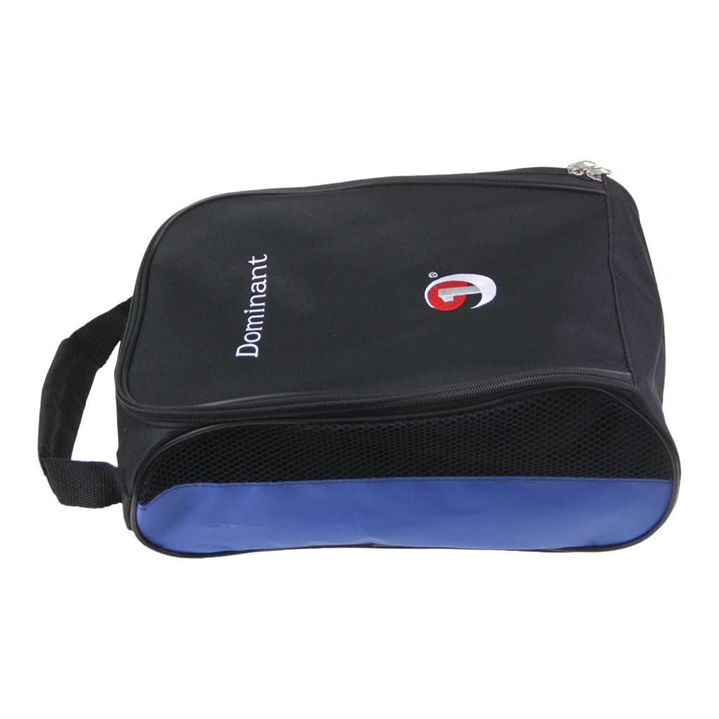 YIJU Travel Shoe Bags for Men & Women - Breathable Zippered Shoe Carrier with Ventilation (Black & Blue) - Perfect for Gym, Travel, and Sports Equipment Storage