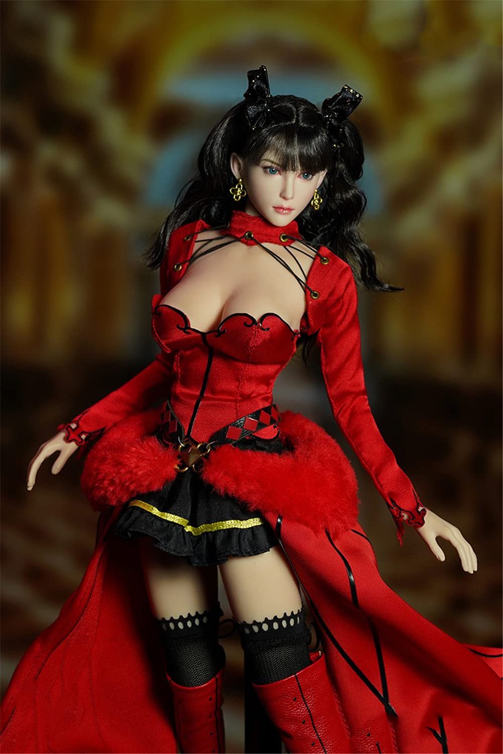 HiPlay Super Duck 1/6 Scale Magic Girl Female Action Figure - Complete Set with Head, Costume & Accessories | Seamless Flexible Doll for Collectors & Cosplay Enthusiasts | Perfect for Display, Photography & Role-Playing
