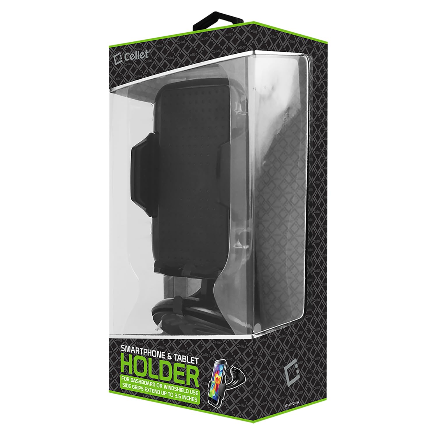 Cellet Universal Car Phone Holder Mount - Windshield & Dashboard Phone Stand for iPhone & Android Smartphones - Hands-Free Driving & GPS Navigation Accessory