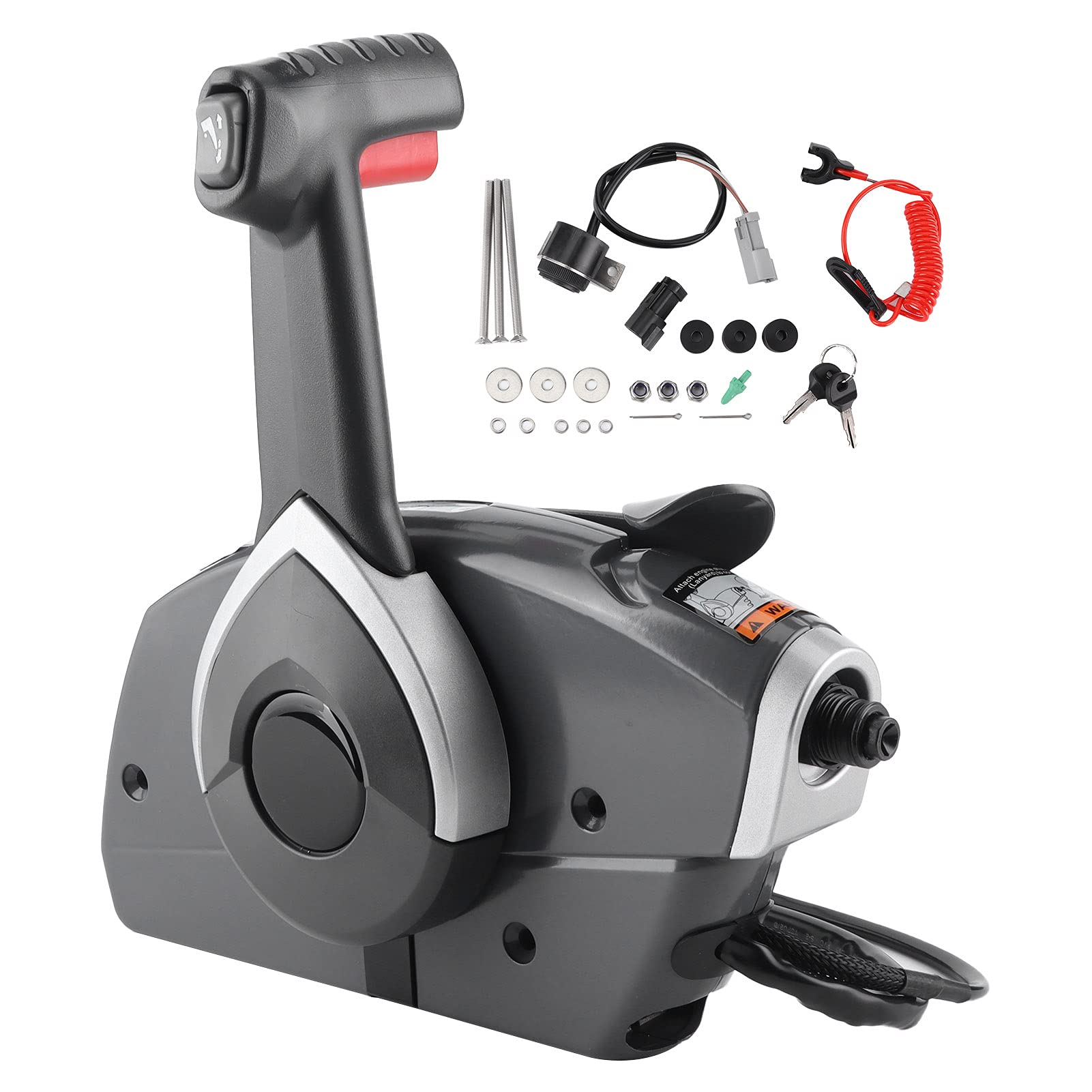 Professional Outboard Remote Control Box - Side Mount for Johnson, Evinrude & OMC BRP Engines - Perfect for Boating, Fishing & Marine Adventures