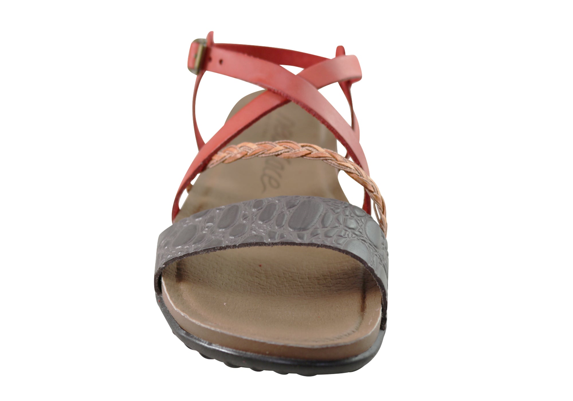 Laurina Women's Comfortable Leather Sandals - Handmade in Brazil - Casual Summer Walking Shoes for Beach, Travel & Everyday Wear