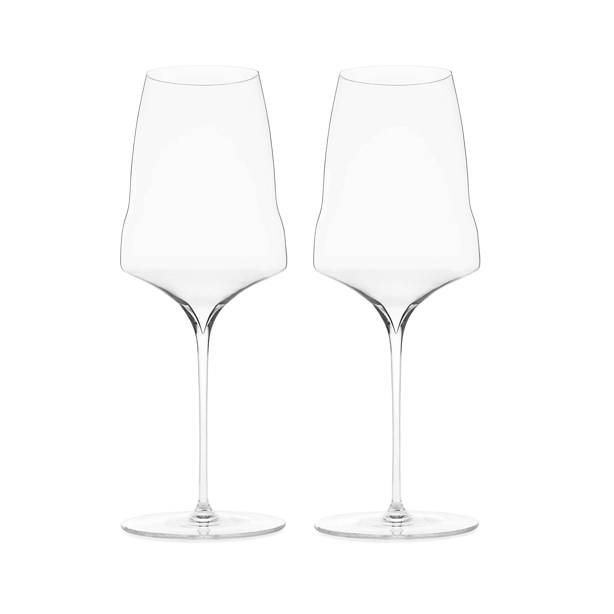 Josephine No. 2 Handmade Universal Glass Set of 2 - Premium Drinking Glasses for Wine, Cocktails, and Everyday Use - Perfect for Dinner Parties, Home Bar, and Gift Giving
