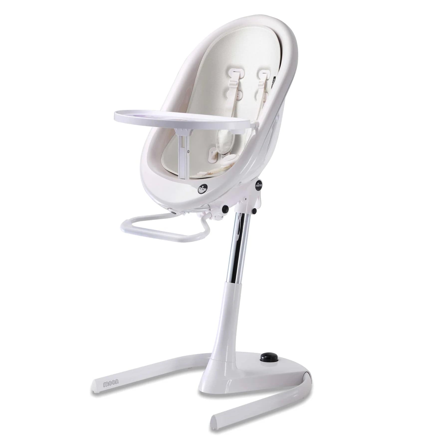 Mima Moon 2G High Chair for Babies & Toddlers - Modern Adjustable Baby Feeding Chair with Safety Harness - Perfect for Dining, Weaning & Playtime at Home