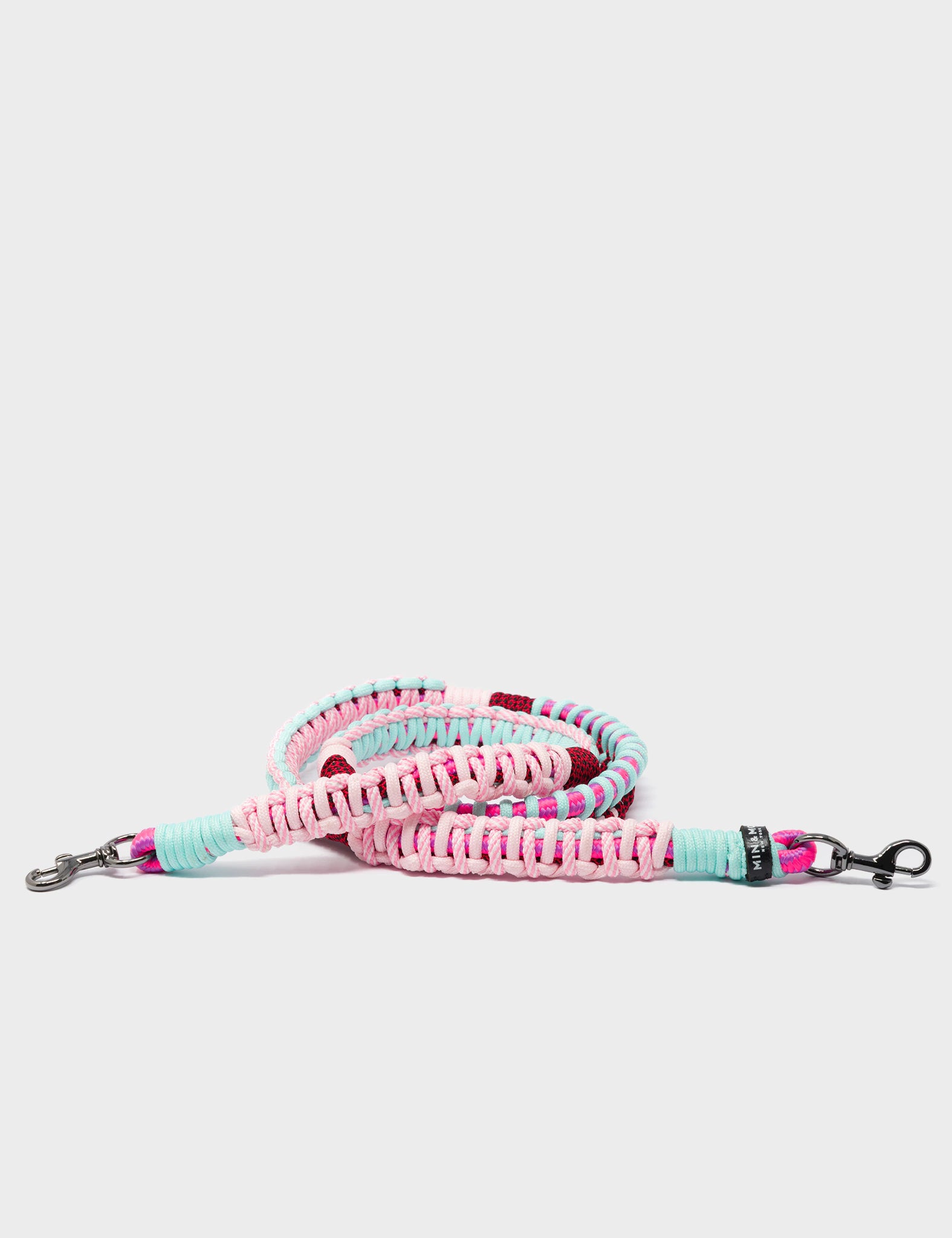 Detachable Shoulder Strap - Fuchsia, Pink & Blue Handwoven Paracord for Hiking, Camping & Outdoor Adventures | Adjustable & Durable