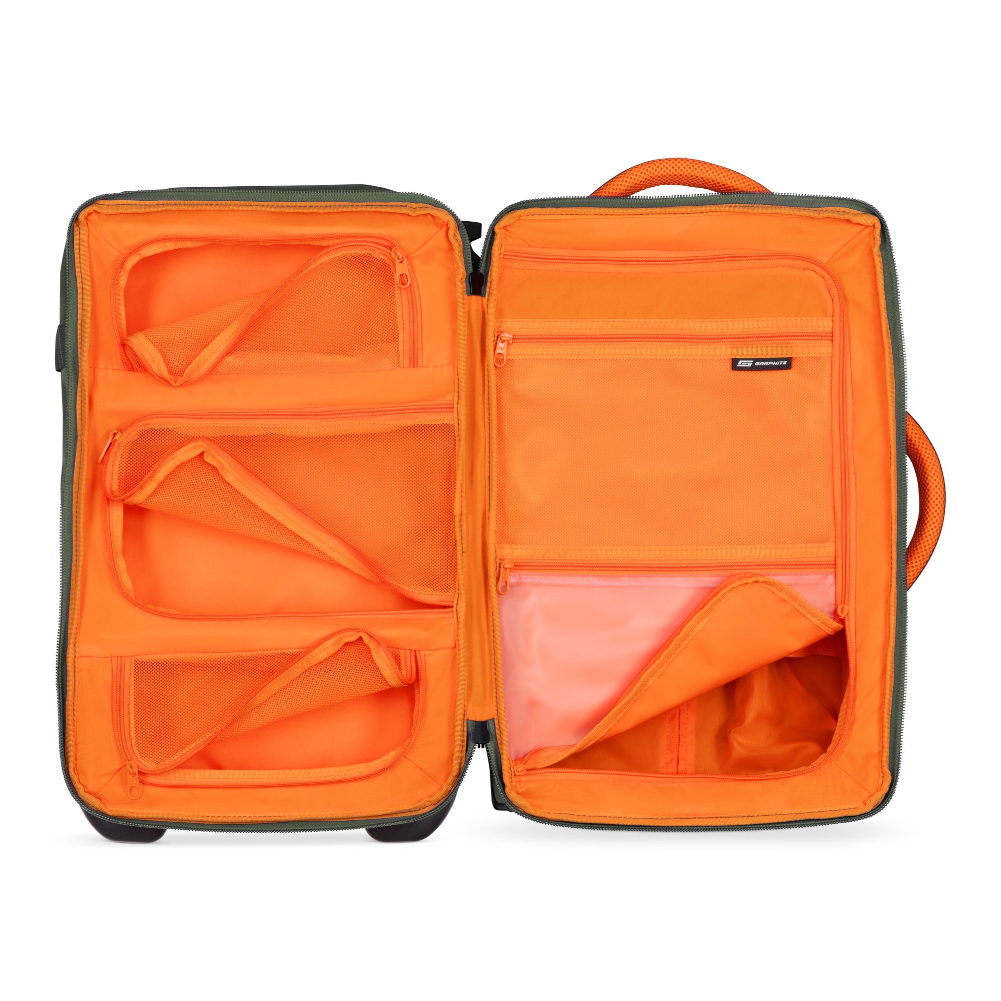 Graphite Metamorph Softside Carry On Luggage - Lightweight Expandable Suitcase for Air Travel, Business Trips & Weekend Getaways