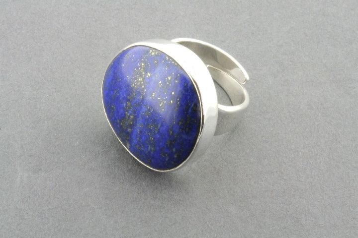 Lapis Lazuli Adjustable Ring for Women - Handmade Gemstone Jewelry for Everyday Wear & Special Occasions