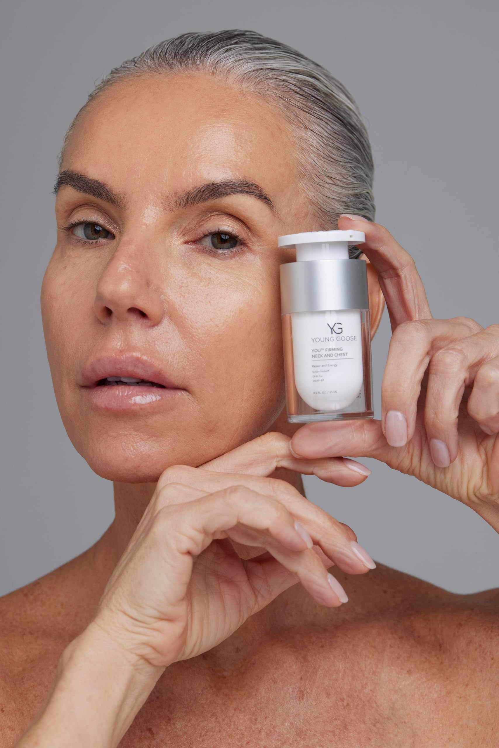 Young Goose YOUTH FIRMING NECK & CHEST CREAM - Anti-Aging Travel Size 15ml for Wrinkles & Fine Lines | Perfect for On-The-Go Skincare & Airplane Travel