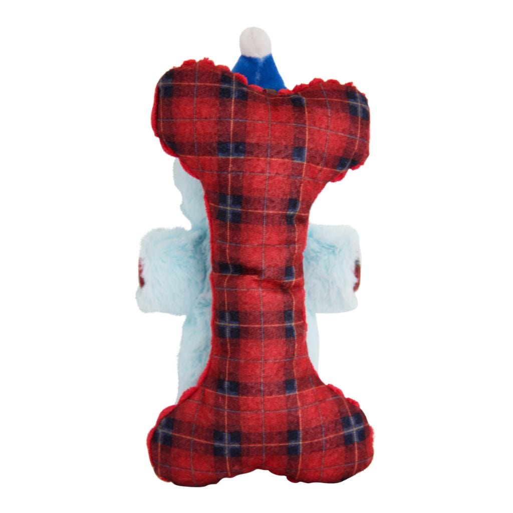 Outward Hound Mitten Mates Dog Boots - Snowman & Bone Design - Waterproof Winter Paw Protectors for Small & Medium Dogs - Perfect for Snowy Walks and Outdoor Adventures