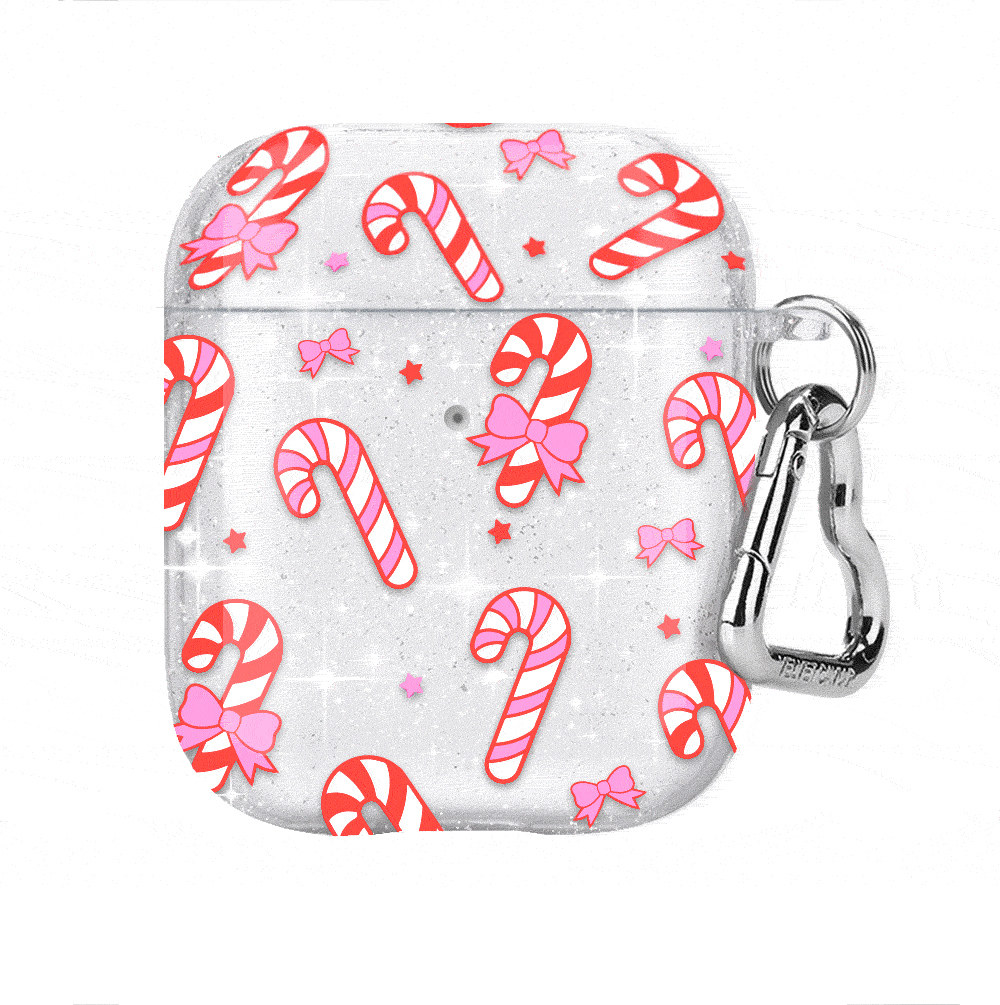 Peppermint Princess AirPods Case - Cute Protective Cover for AirPods 1/2/3 & Pro - Perfect for Girls, Teens & Women - Great for School, Work & Travel Accessories