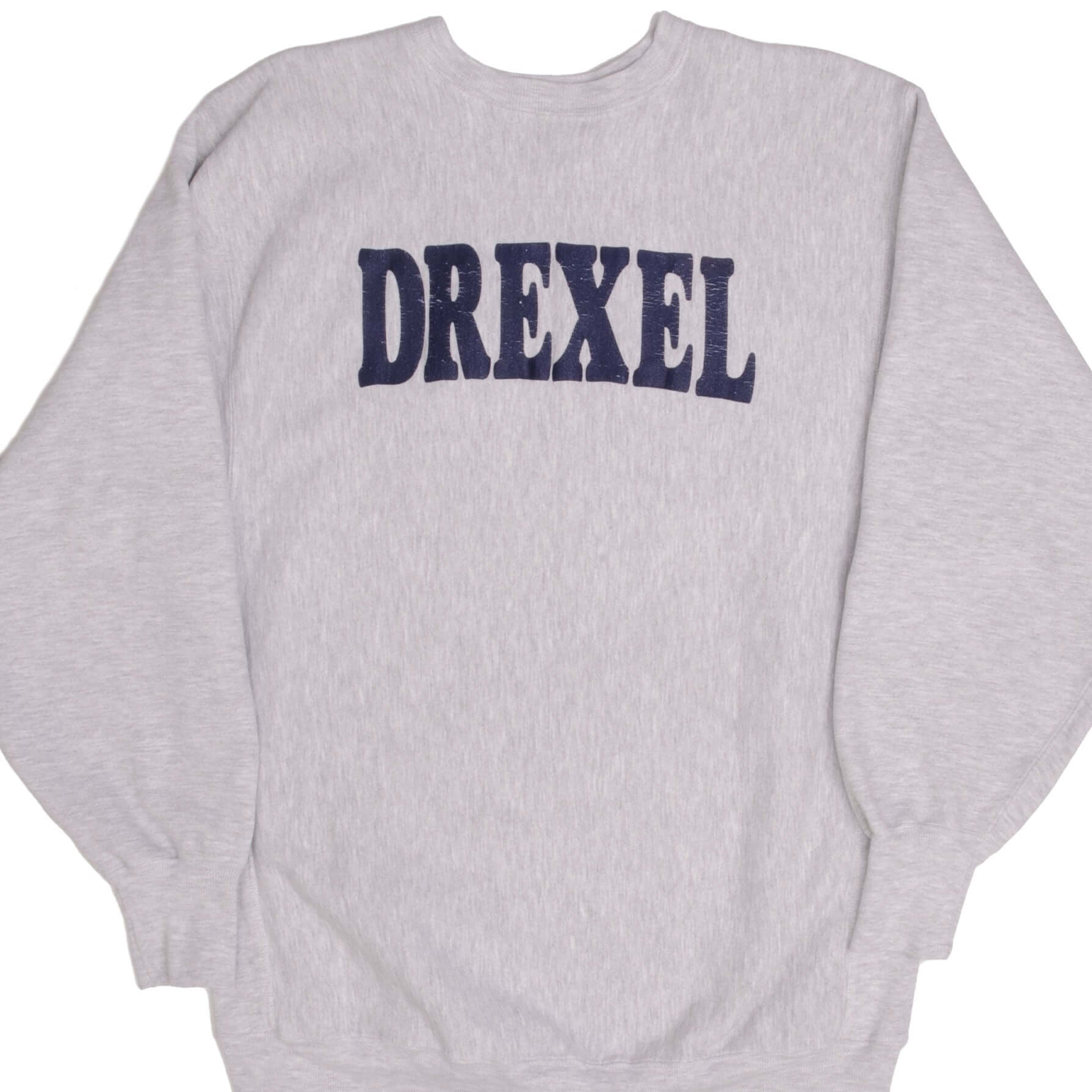 Vintage Champion Reverse Weave Drexel University Sweatshirt 90s XL Made in USA - Retro College Apparel for Casual Wear & Street Style