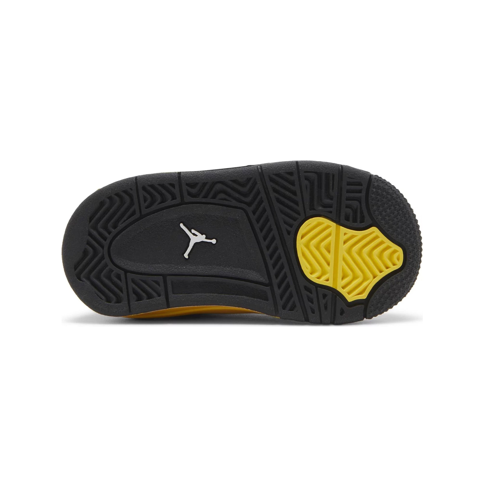 Air Jordan 4 Retro 'Yellow Thunder' TD Sneakers (2023) - Men's Basketball Shoes for Streetwear & Casual Style | Perfect for Sneaker Collectors & Fashion Enthusiasts