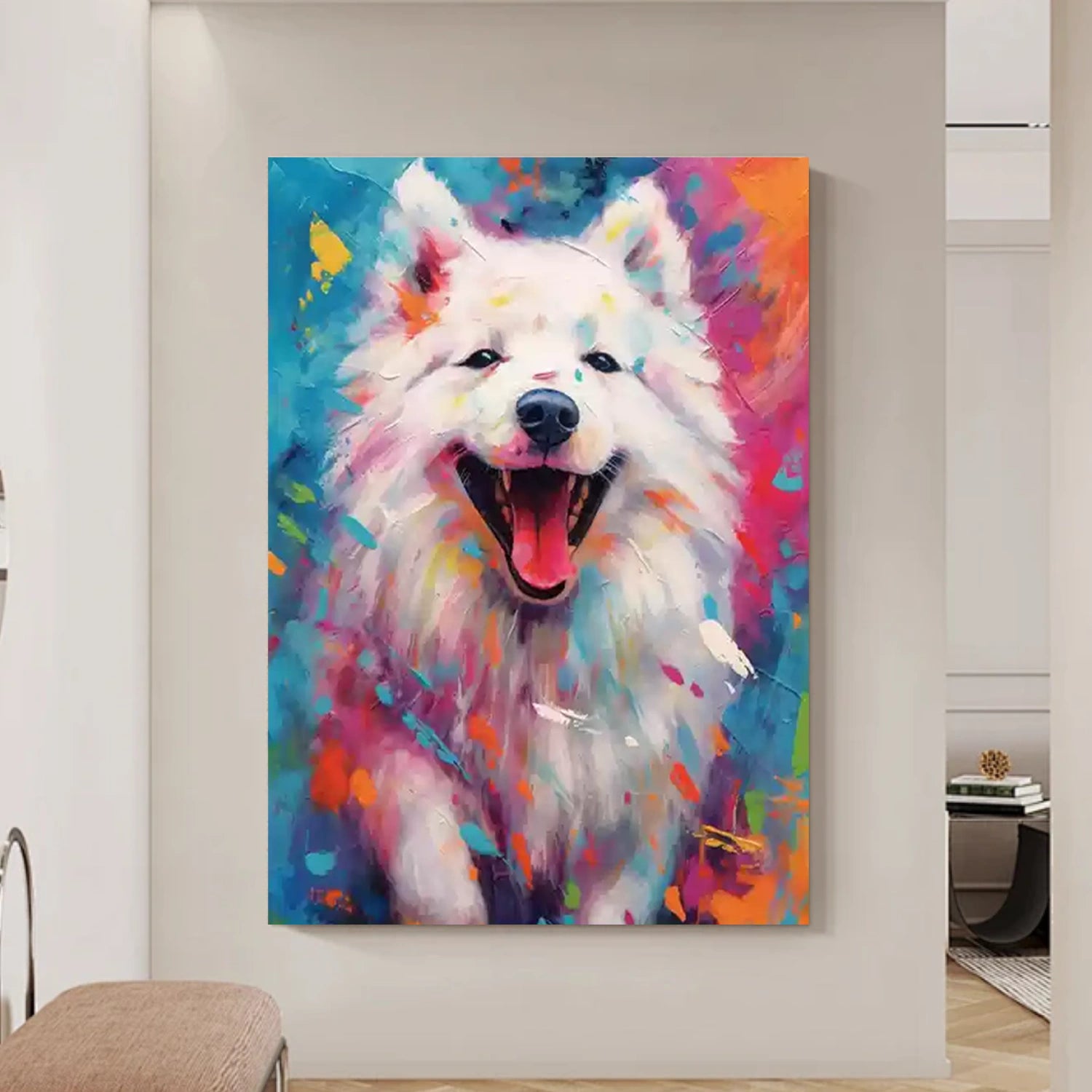Animal Art Painting #AP145 - Handmade Canvas Wall Decor for Living Room, Bedroom & Office - Perfect Gift for Pet Lovers & Home Decor