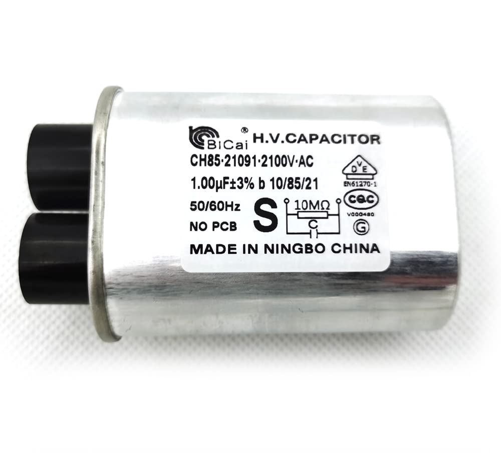 LG Microwave Oven High Voltage Capacitor 0CZZW1H004B Replacement Part - Compatible with LG Microwaves for Home & Commercial Kitchen Appliances