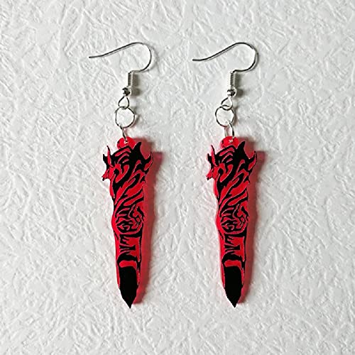 Anime Drop Earrings for Women - Cute Cosplay Accessories & Fashion Jewelry - Perfect for Cosplay, Halloween, Parties & Daily Wear