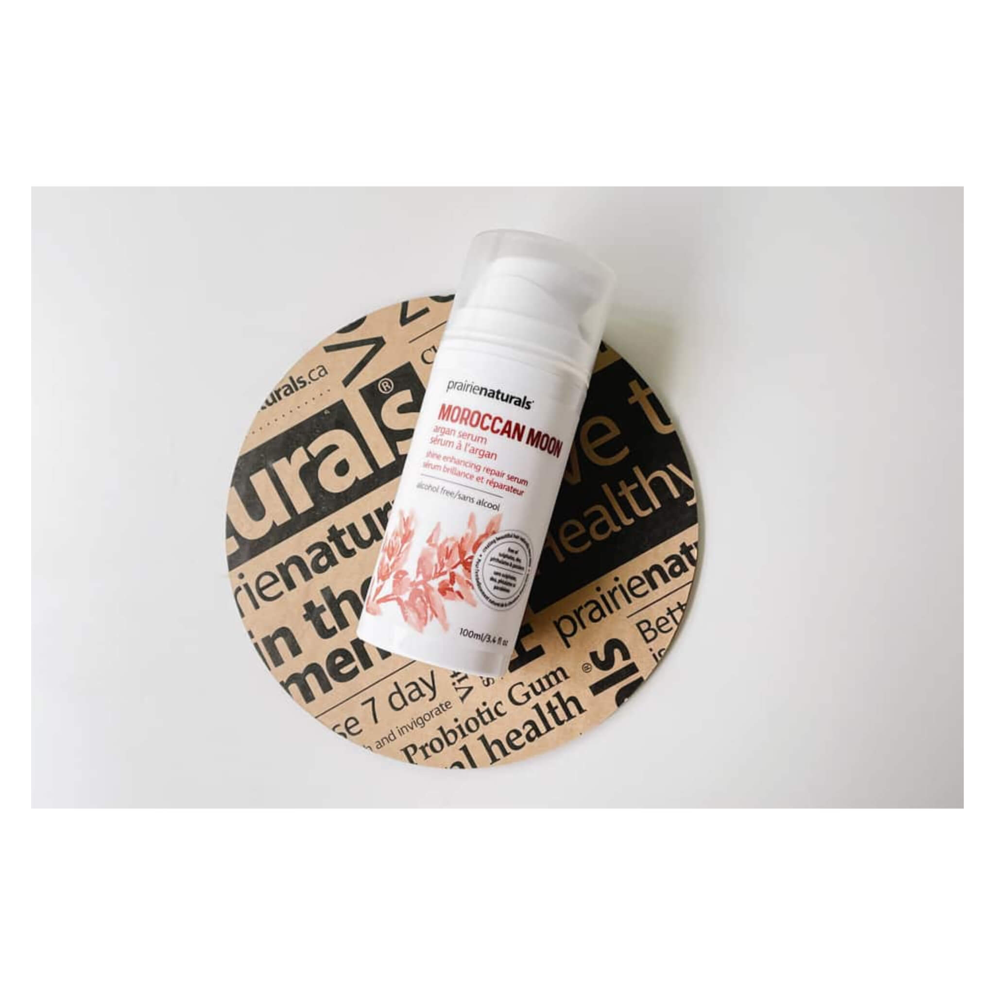 Moroccan Moon Argan Oil Shine Enhancing Serum for Hair - Natural Hair Growth & Shine Treatment - Perfect for Dry, Damaged & Frizzy Hair - Salon Quality at Home