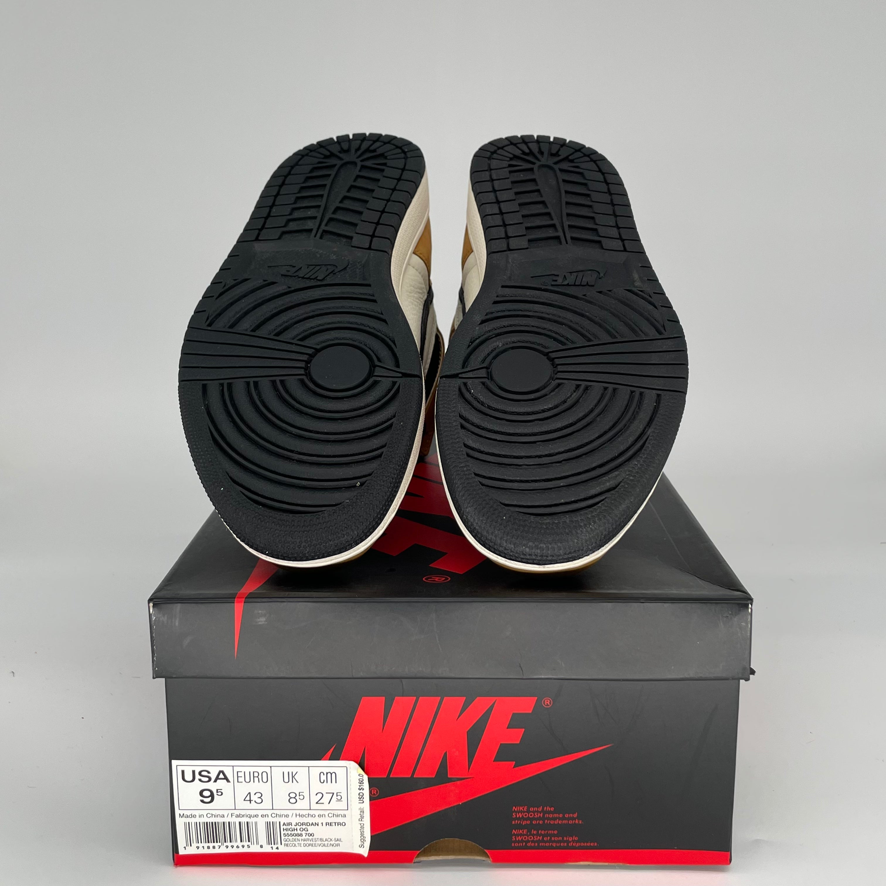 AIR JORDAN 1 ROOKIE OF THE YEAR Retro Basketball Shoes - Men's Size 9.5 (555088-700) - Perfect for Sneaker Collectors & Streetwear Fashion