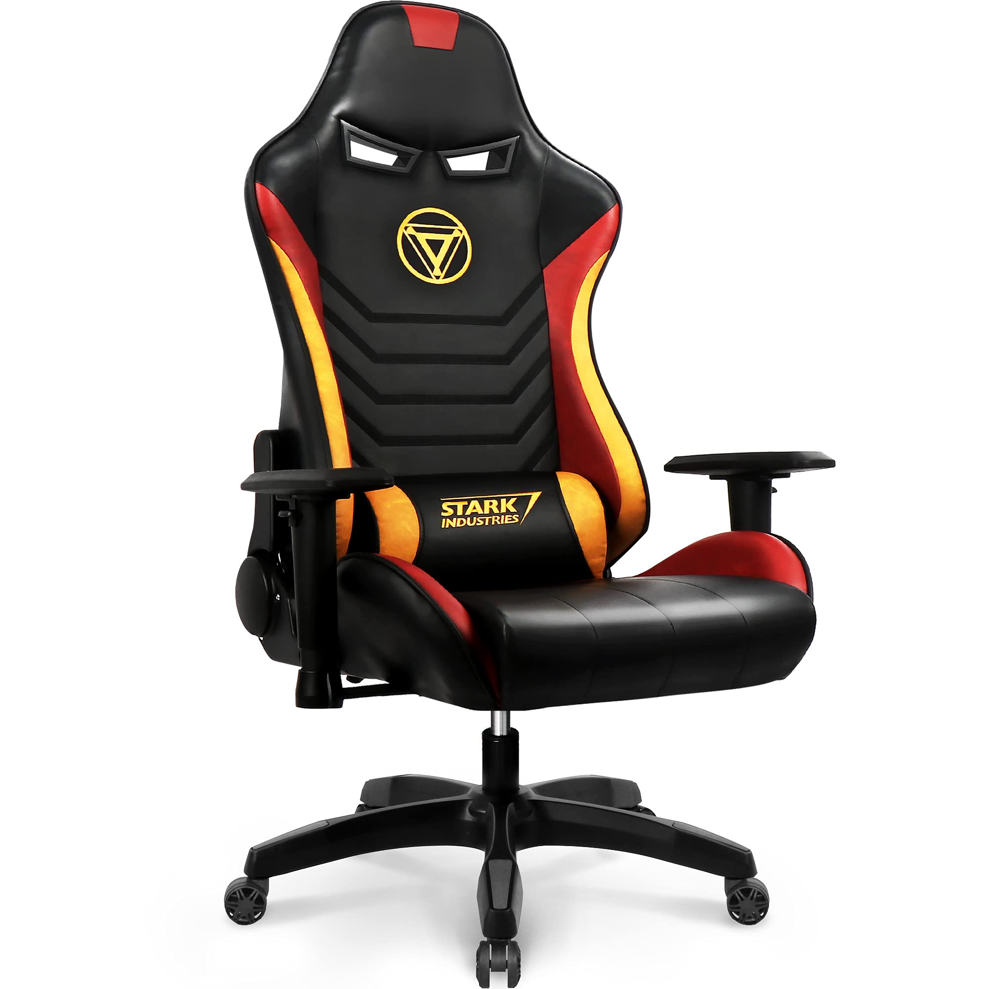 Marvel Avengers Iron Man Gaming Chair - Ergonomic High Back Racing Office Computer Desk Chair with Reclining Function for Adults - Perfect for Gaming, Work, and Home Office Use