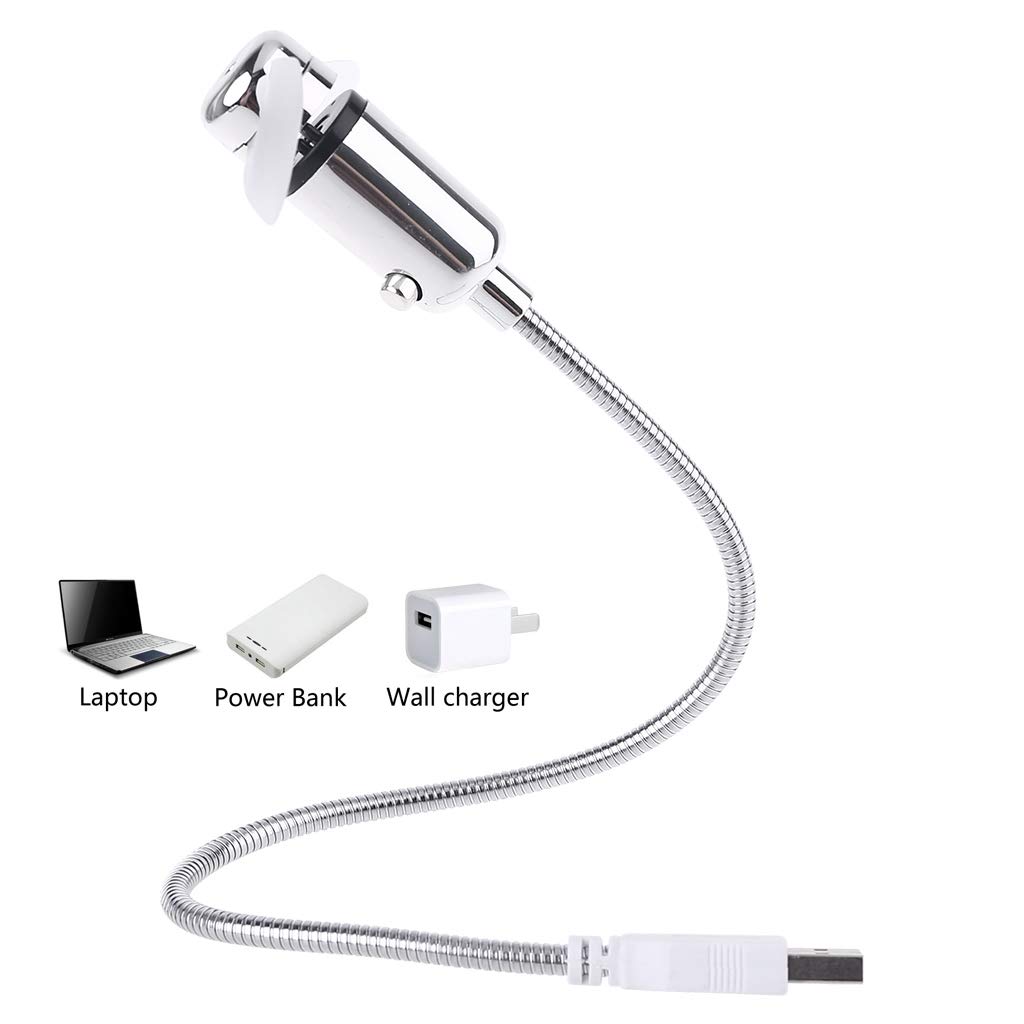 Energy Saving Flexible USB Cooling Fan with Switch for Laptop & Notebook - Portable Desktop Cooling Fan for Home, Office & Travel Use