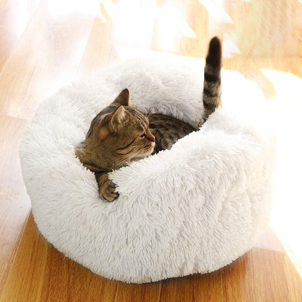 Cozy Pet Cave Bed - Warm & Soft Dog Bed for Puppies, Cats & Small Pets - Perfect for Indoor Sleeping, Cuddling & Winter Comfort