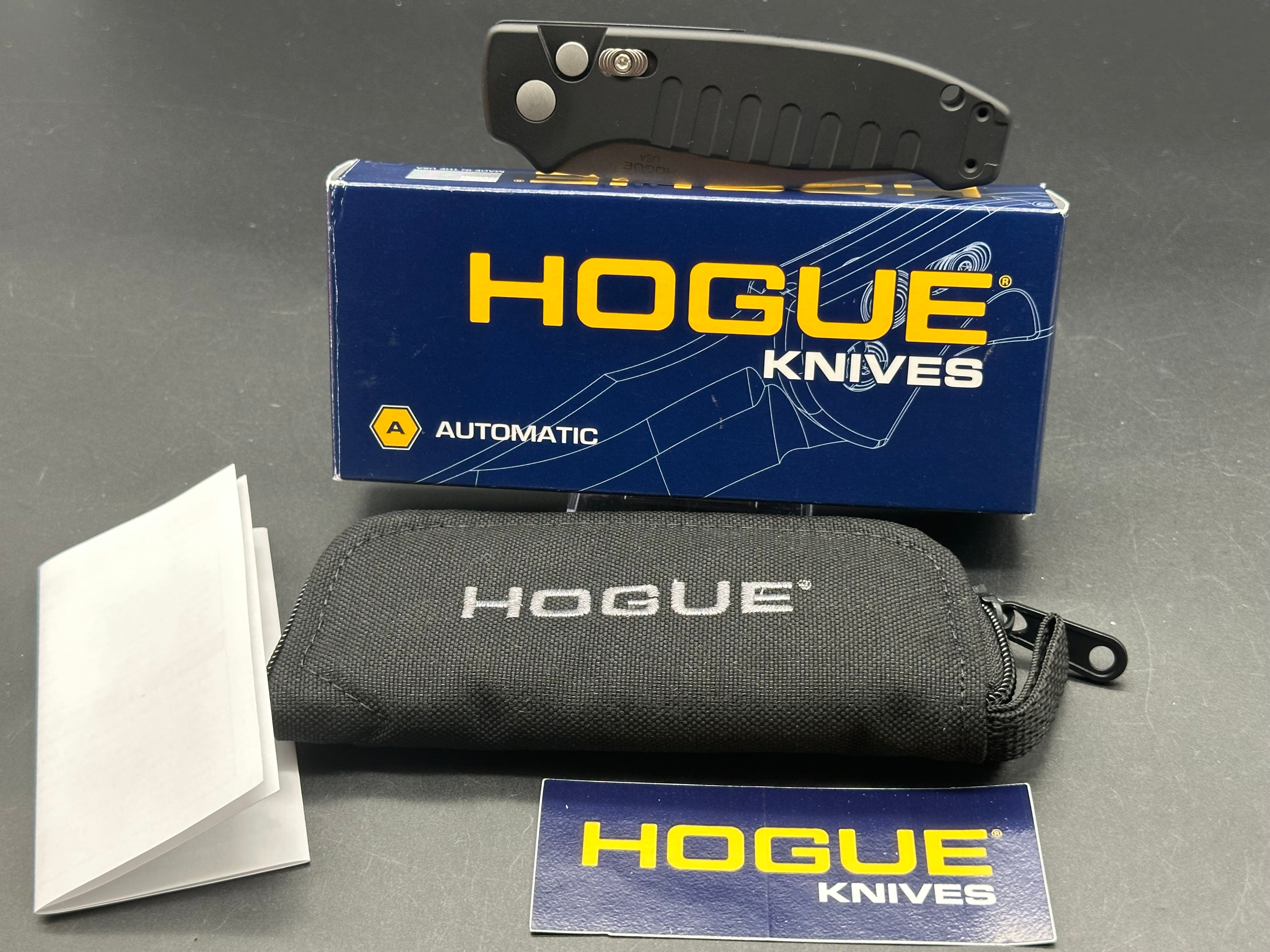 Hogue Ballista Drop Point Automatic Knife - 3.5