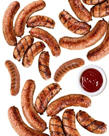 Barbecue Sausages Funny Food Party Meat