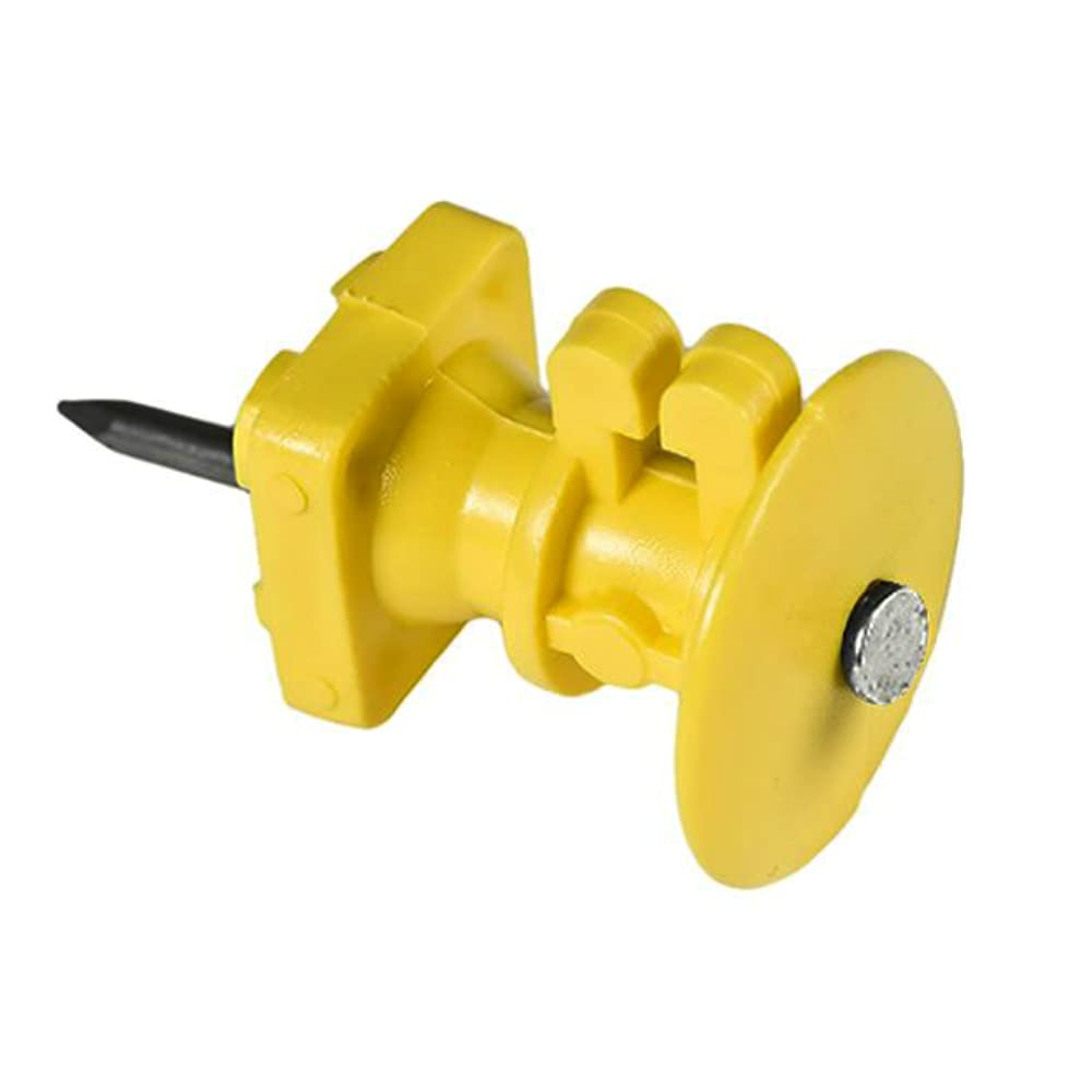 Zareba IWKNY-Z Wood Post Knob Insulator for Electric Fencing - Durable Fence Hardware for Farm, Ranch & Agricultural Use