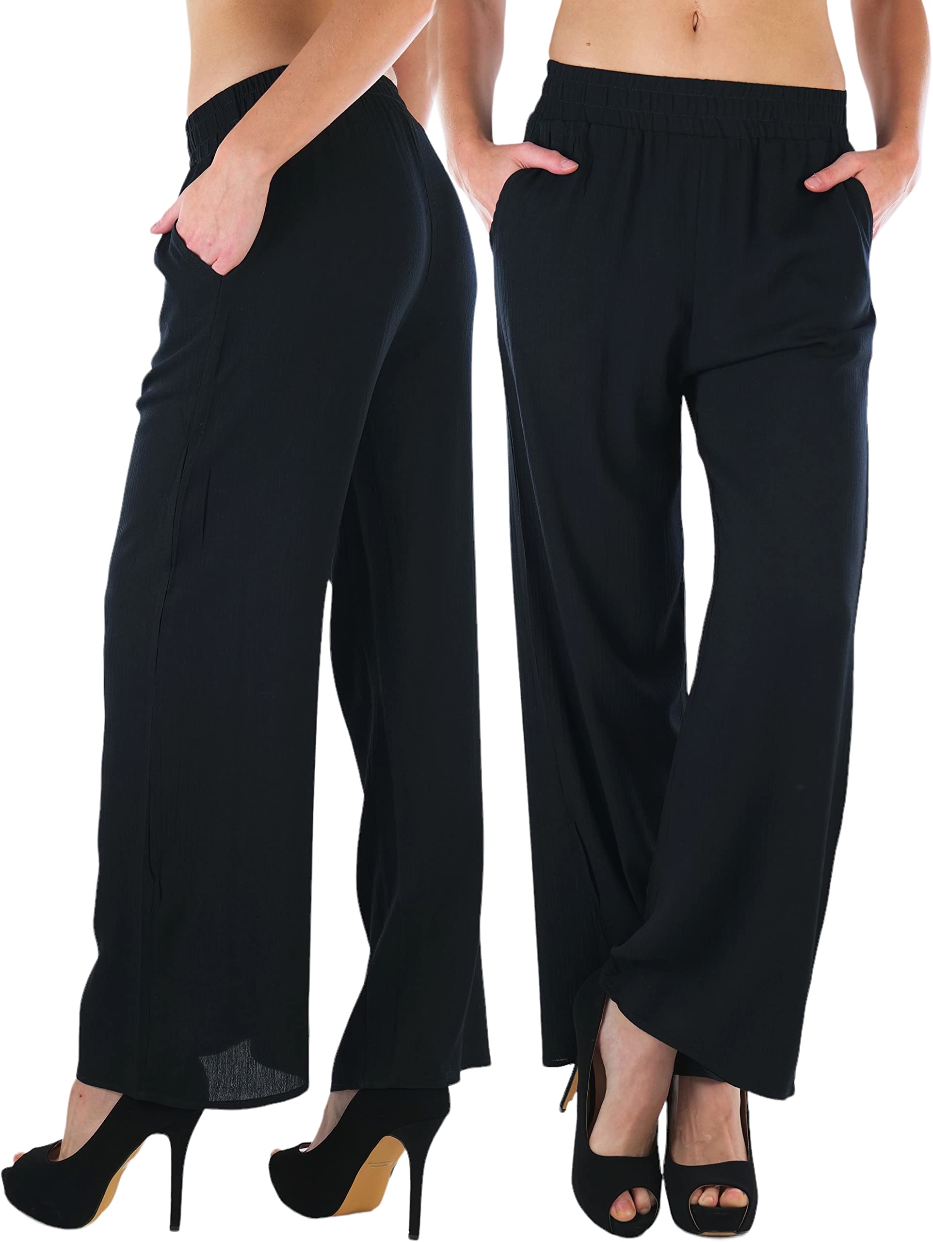 Stylish Women's High Waist Boot-Cut Dress Pants for Work & Office - Professional Trousers with Flattering Fit for Business Casual & Formal Occasions