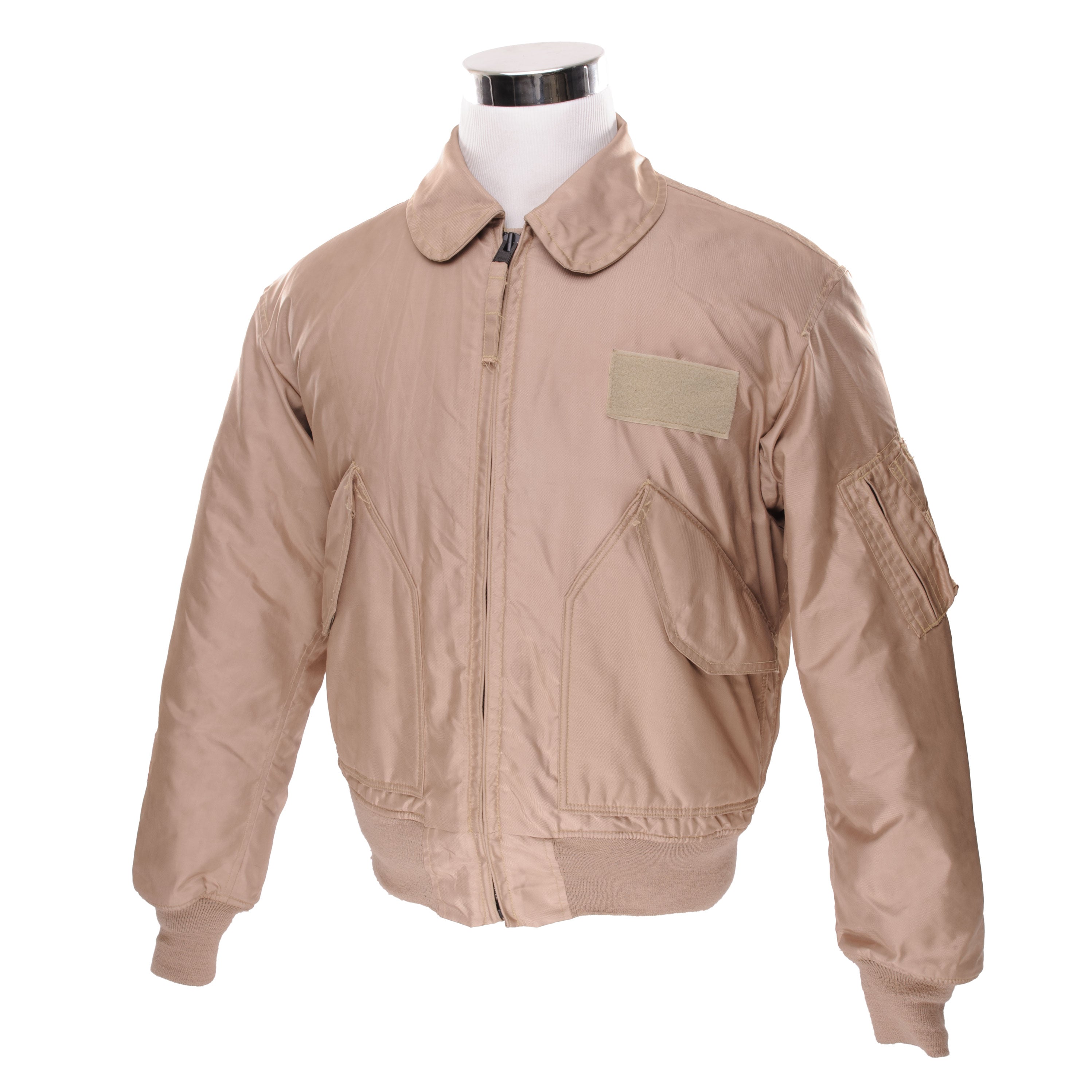 Vintage USAF CWU 45/P Flight Jacket - Tan Winter Bomber Jacket, Medium (2005 Edition) | Military Aviator Coat for Cold Weather & Outdoor Adventures