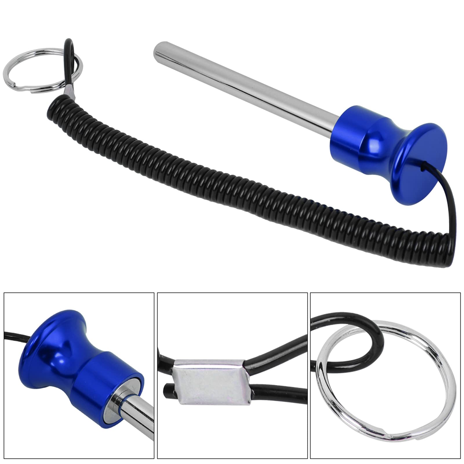 Magnetic Weight Stack Pin with Rope for Strength Training - Gym & Home Use