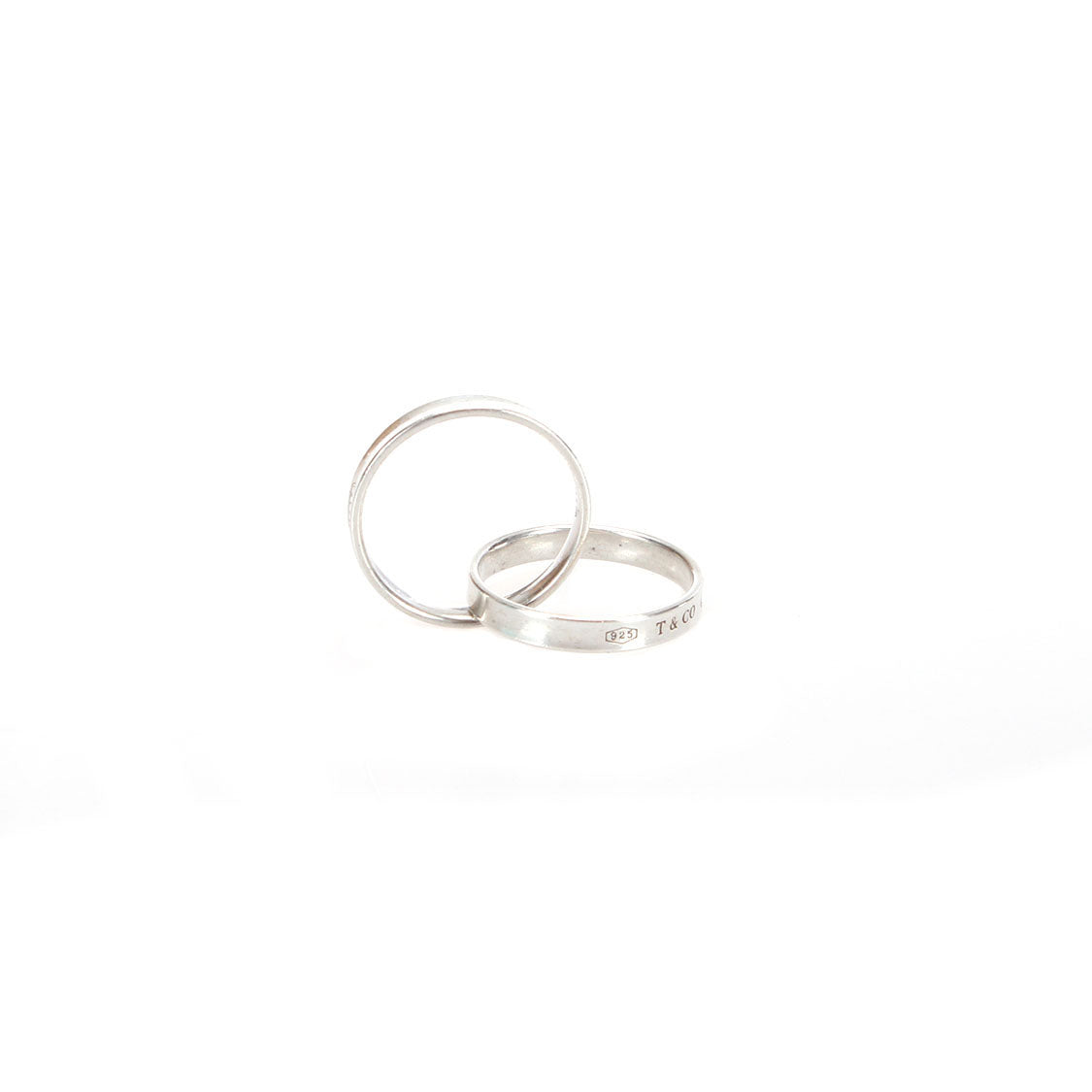 1837 Interlocking Circles Ring - Sterling Silver Stackable Band for Women, Minimalist Dainty Jewelry Gift for Her - Perfect for Everyday Wear, Anniversaries & Special Occasions