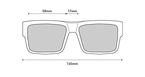 SPY Optic Cyrus Square Sunglasses with Color & Contrast Enhancing Lenses - UV Protection for Outdoor Sports, Driving & Beach Activities