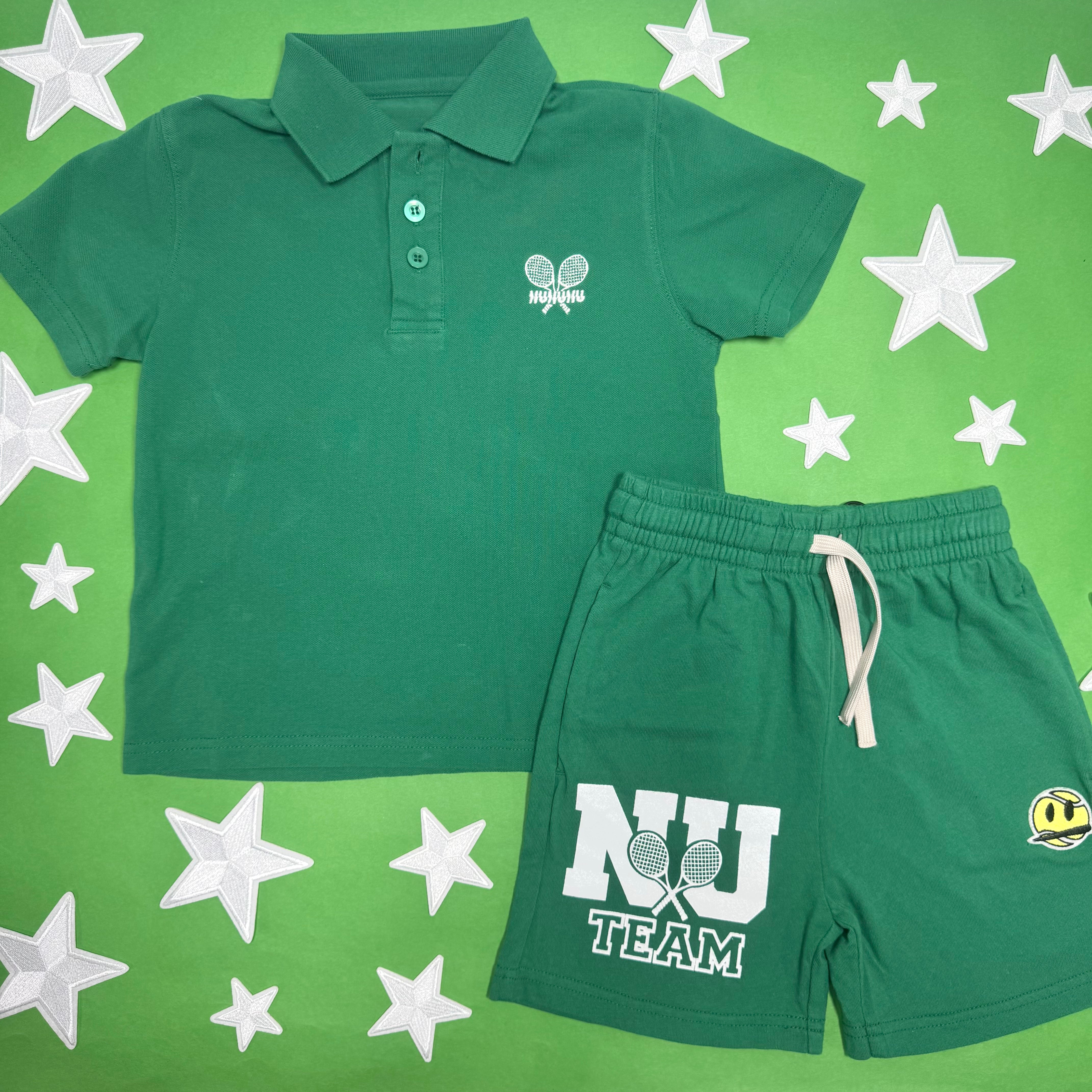 NU Tennis Polo T-Shirt for Men - Breathable Moisture-Wicking Performance Shirt for Tennis, Golf & Casual Wear