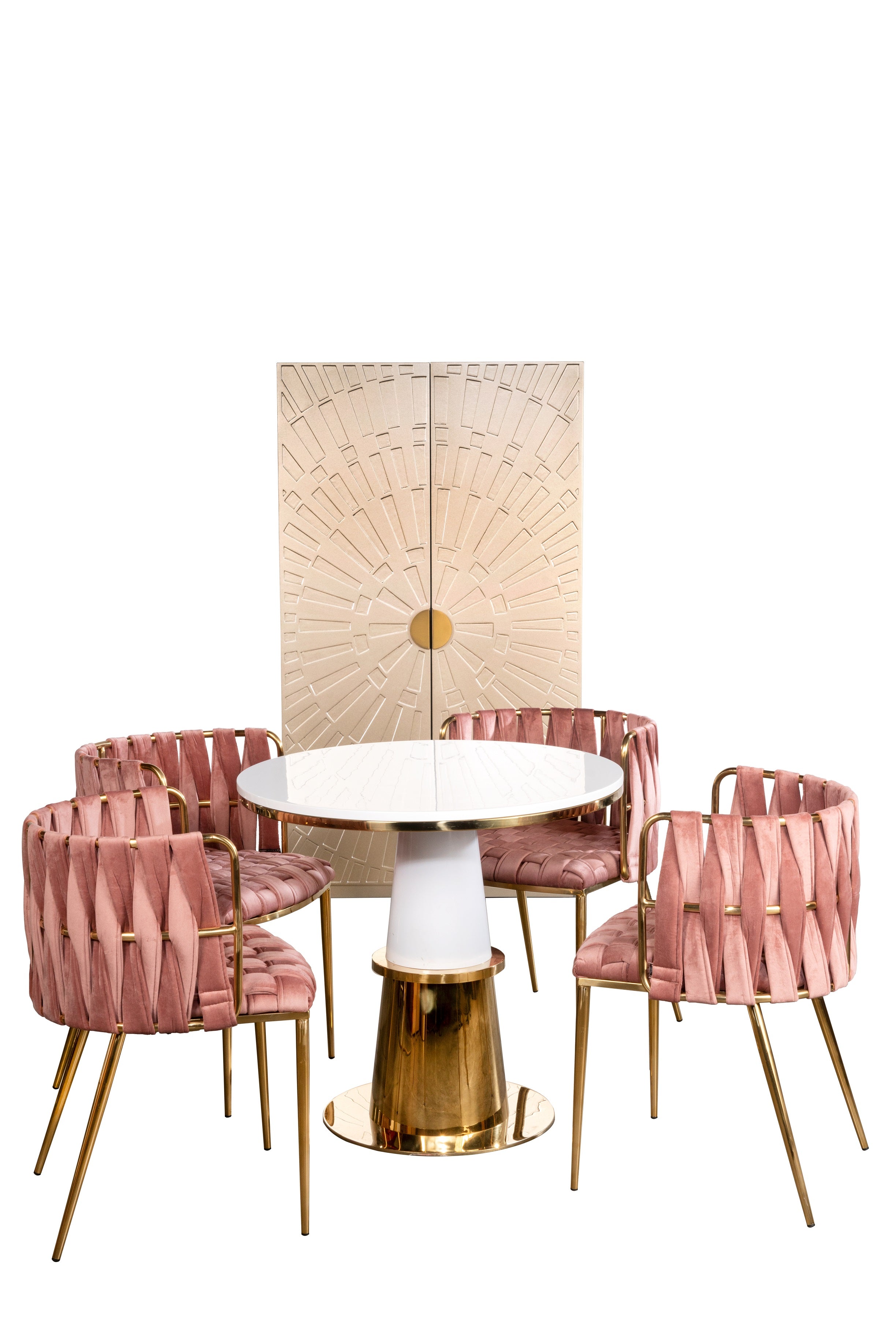 Vanessa Modern Dining Table - 6 Seater Wooden Kitchen Table for Dining Room | Perfect for Family Gatherings, Dinner Parties & Everyday Meals