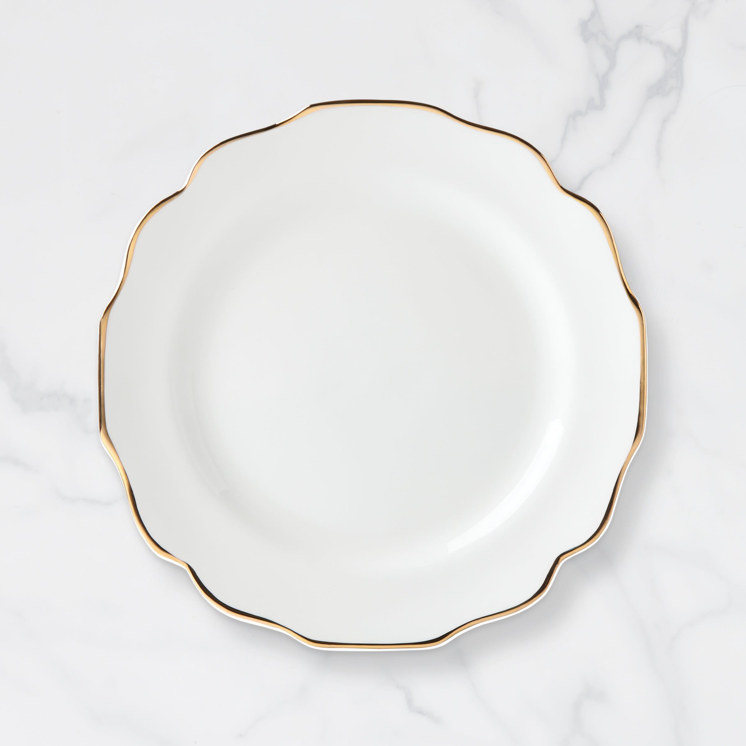 Contempo Luxe 10-Inch Porcelain Dinner Plate Set - Elegant Modern Tableware for Fine Dining, Restaurants & Special Occasions
