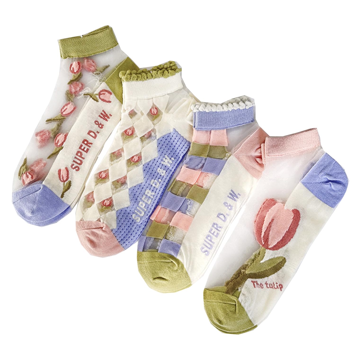 Benefeet Sheer Ankle Socks for Women - Thin Lace Nylon Summer Socks for Casual Wear