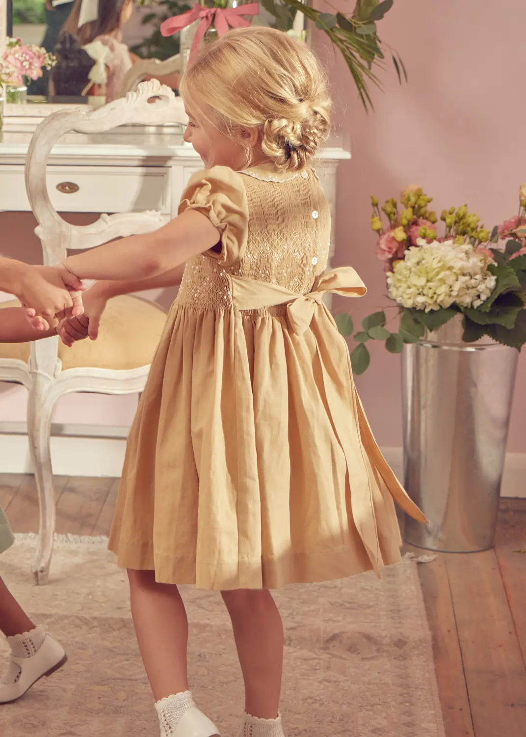 Almond Dress for Toddler Girls - Cute & Comfortable Outfit for Playdates, Parties & Everyday Wear