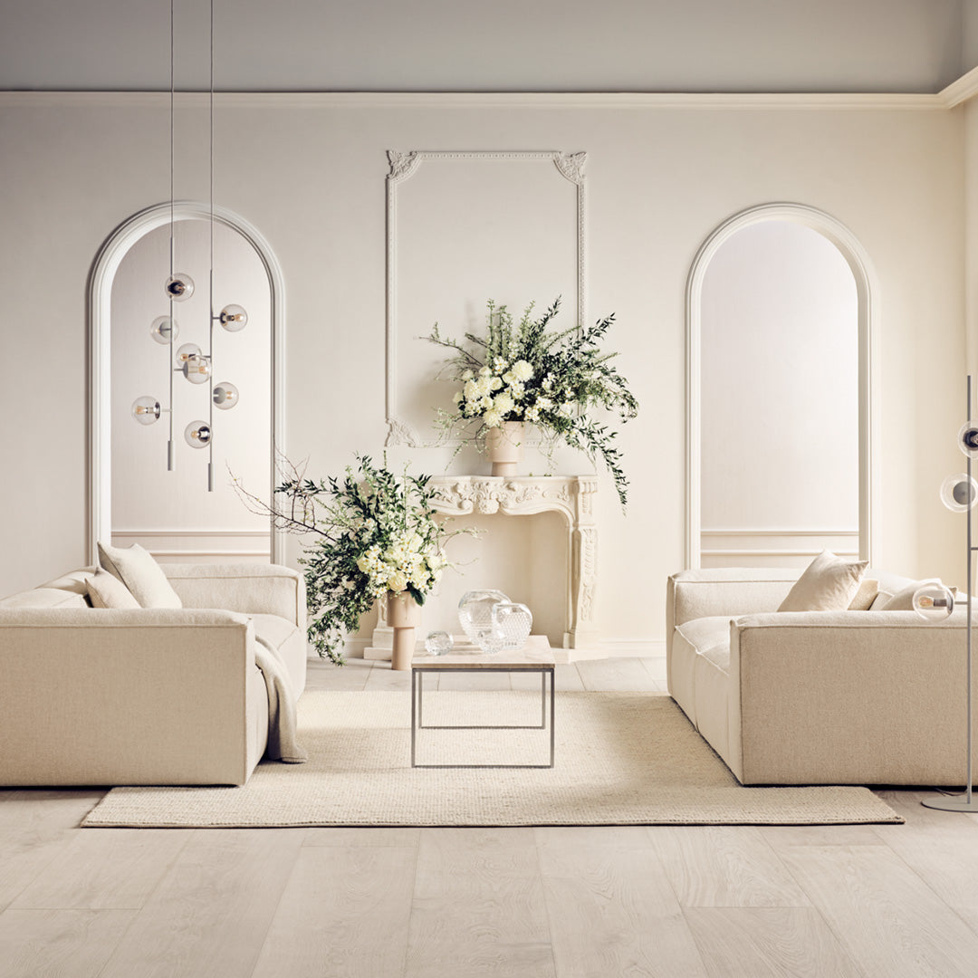 Cosima 2-Seater Sofa - Modern Fabric Loveseat for Small Spaces | Perfect for Living Room, Apartment & Office Waiting Area