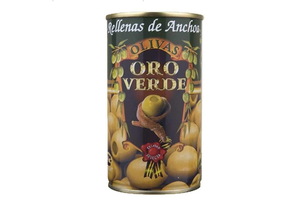 Premium Spanish Anchovy Stuffed Olives - Gourmet Stuffed Olives with Anchovy Paste - Perfect for Charcuterie Boards, Tapas & Cocktail Parties