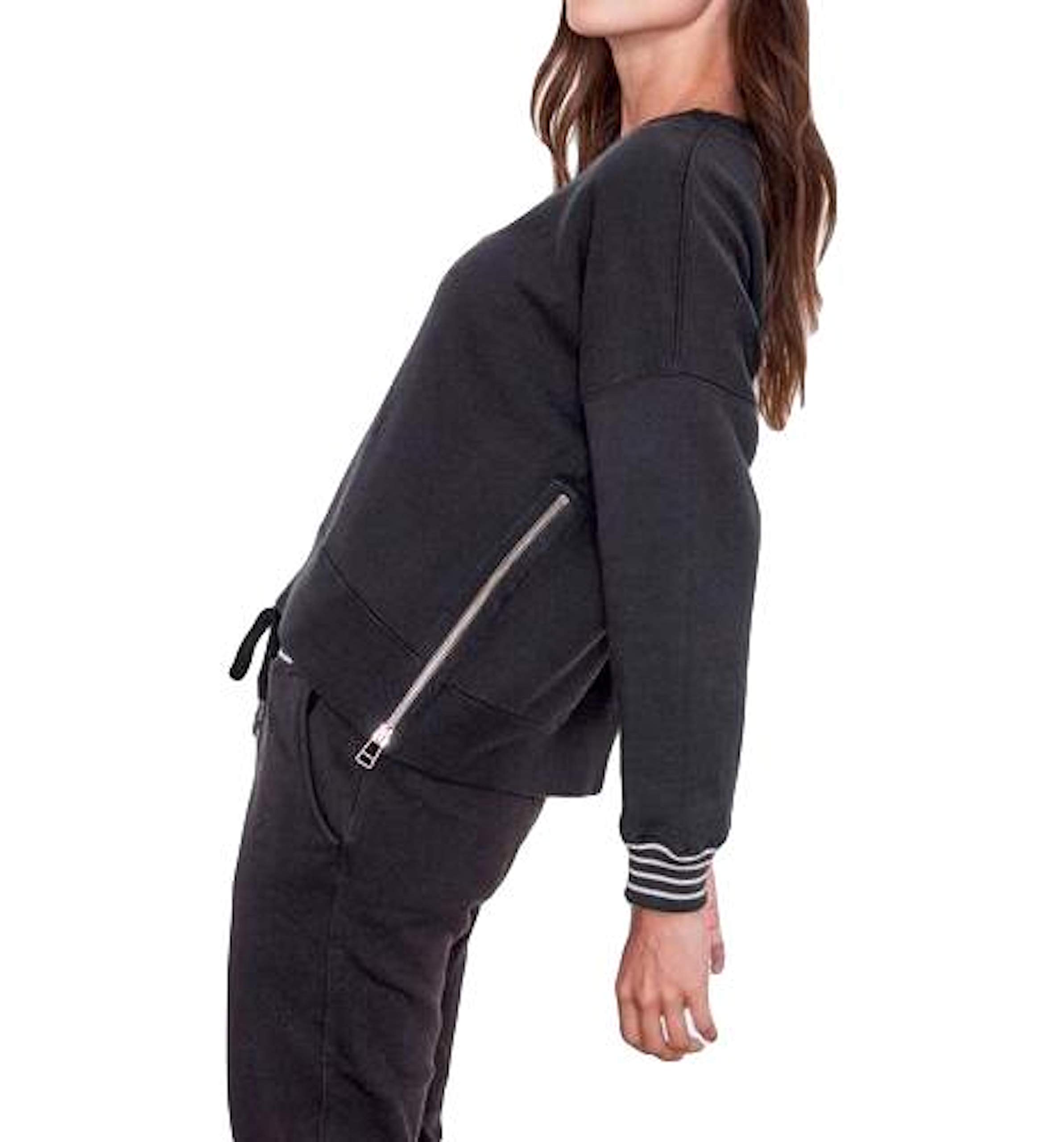 Women's 'I Want It All' Side Zip Sweatshirt | Cozy Pullover Hoodie with Zipper Detail | Perfect for Casual Wear, Gym & Outdoor Activities